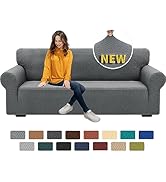 XINEAGE 2023 Newest Couch Covers for 3 Cushion Couch 1 Piece Sofa Slipcovers High Stretch Soft Co...