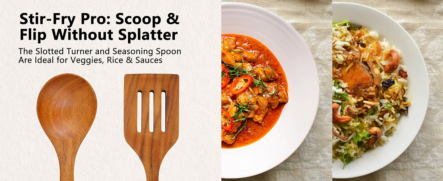 Stir-Fry Pro: Scoop &amp;amp; Flip Without Splatter