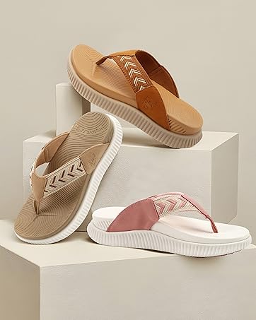 flip flops with arch support for women