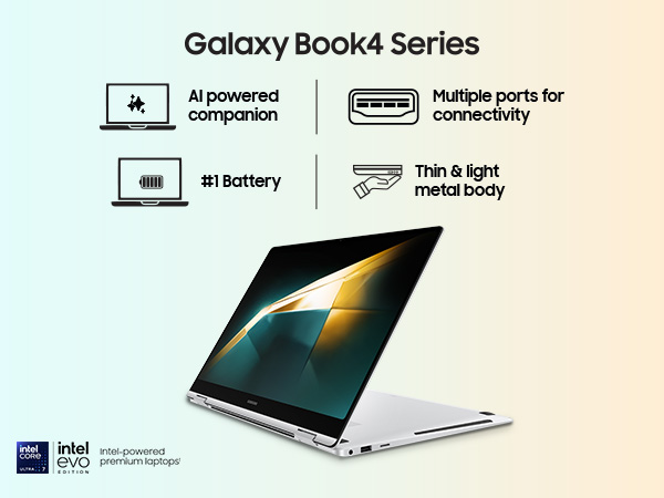 Samsung Galaxy Book4 Pro 360| Intel Evo Core Ultra 7 155H