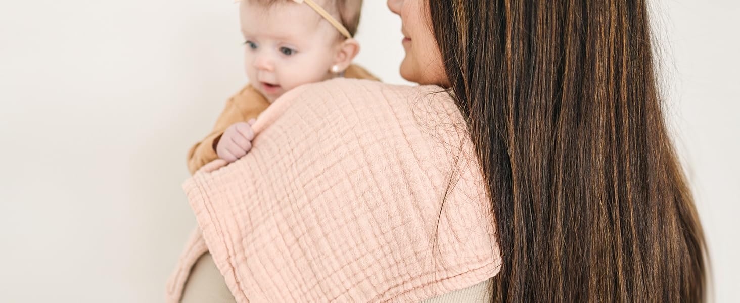 7 Pack Soft 100% Cotton Burping Clothes