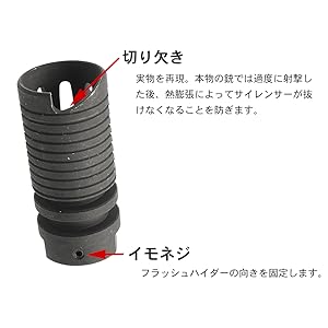 Amazon.co.jp: [ 良品武品 ] 東京マルイ 14mm 逆ネジ 対応 5KU
