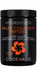 Multi Collagen Peptides + Probiotics Black Edition