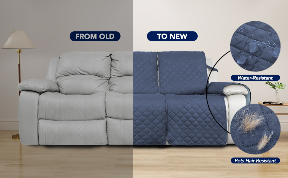 PureFit Water Resistant Reversible Sofa Covers for