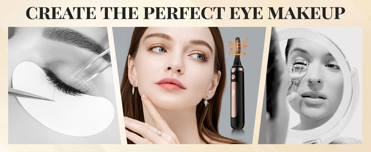 Eyelash heating clamp function introduction