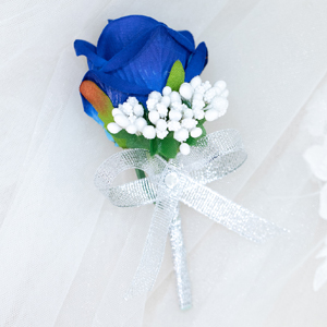 Amazon.com: Vkkperp 2Pcs Blue Rose Corsage and Boutonniere
