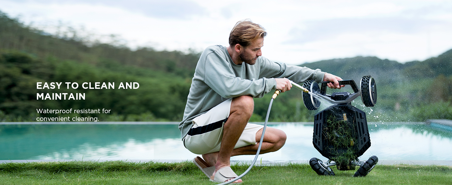 EF ECOFLOW Blade Robotic Lawn Mower, WireFree Boundaries, AutoRoute