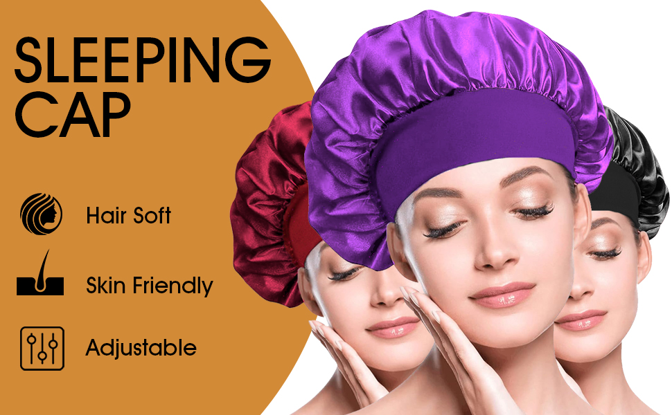 Red purple black bonnet