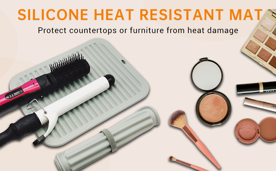 silicone mat for hair tools hot tools straightener styling tools & appliances heat mat