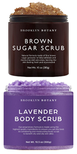 Bundle: Lavender Body Scrub + Brown Sugar Scrub