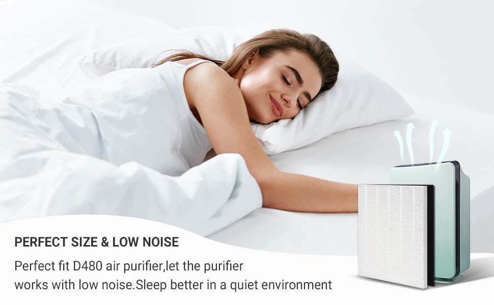 D480 Replacement Filter D4 for Winix D480 Air Purifier,Item Number 1712