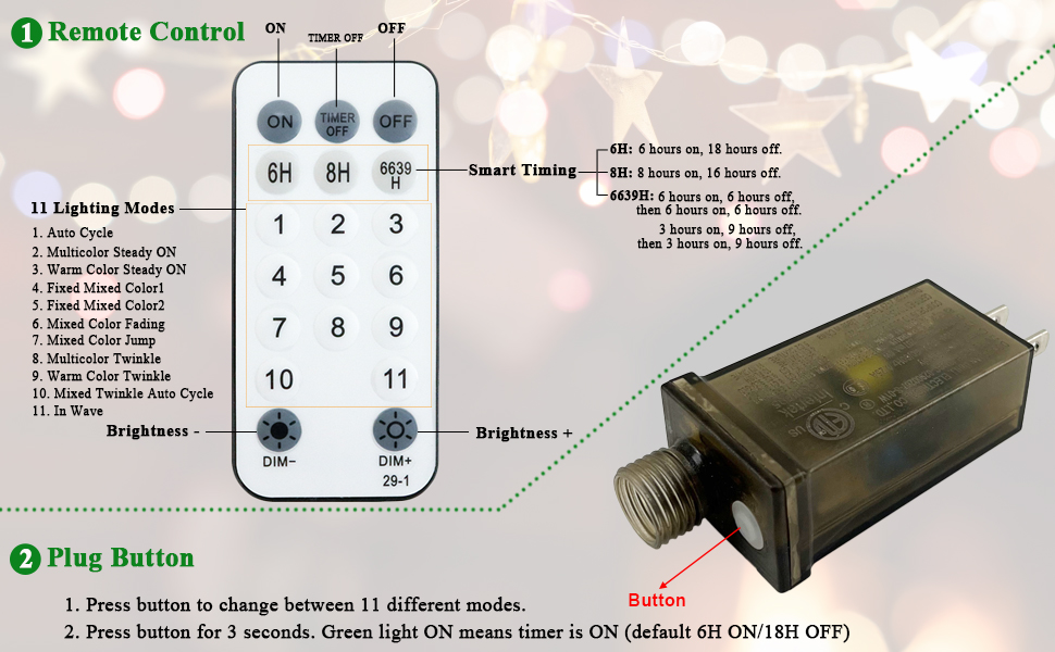 Christmas Tree Lights with Ring