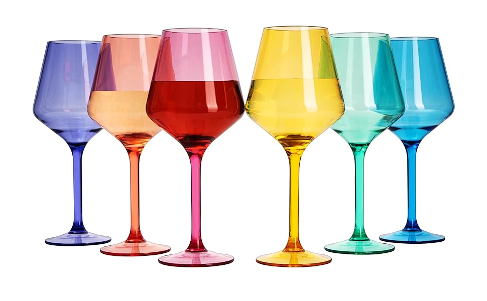 Floating Wine Glasses for Pool Set of 215 OZ