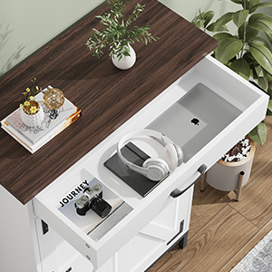  Shoe Cabinet Storage for Entryway Hidden Shoes Storage Cabinet with 2 Flip Drawers