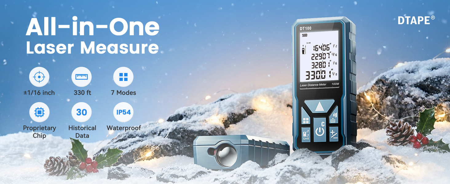 Outil de mesure laser DTAPE 165 Ft