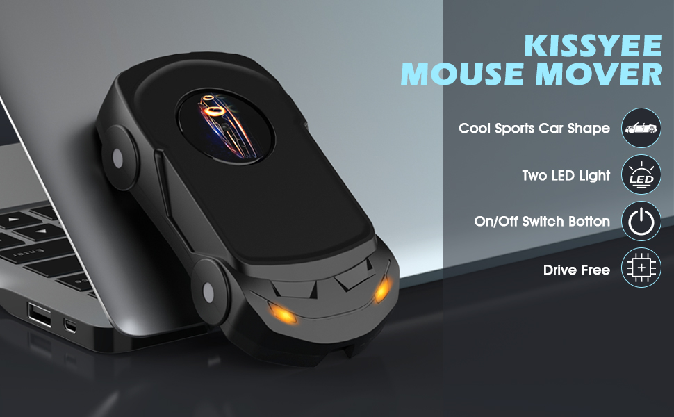 KissYee Mouse Jiggler, Coole in AutoForm Maus Beweger Mouse Mover mit