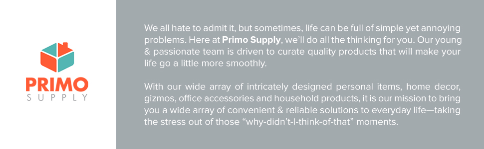 primo supply household items bathroom accessories storage and organization