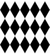 STICKEEP Black and White Checkered Wallpaper Self Adhesive Rhombic Geometric Peel and Stick Wallp...