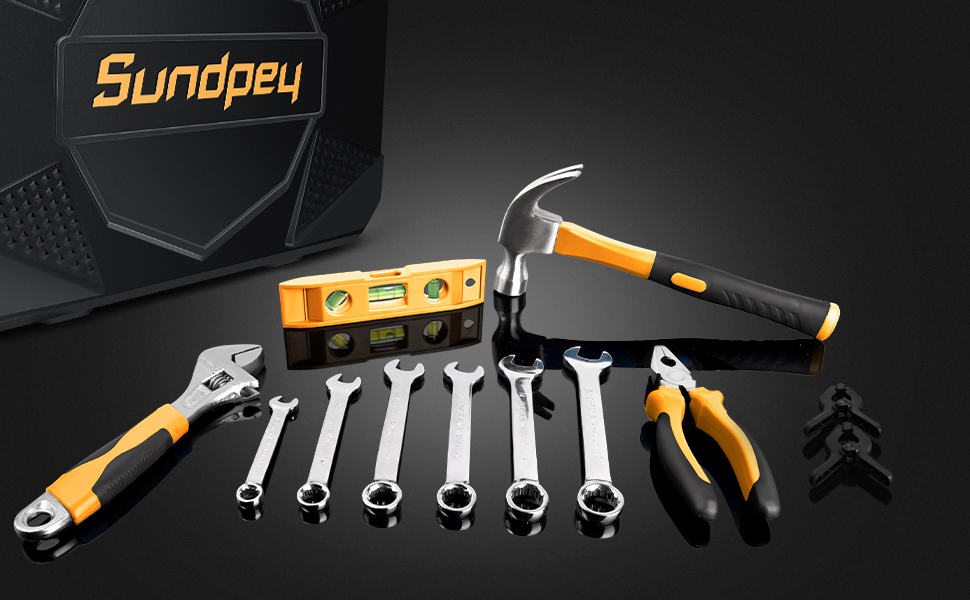 Sundpey Home Tool Kit 250PCs Household Repair Complete Hand Mechanic