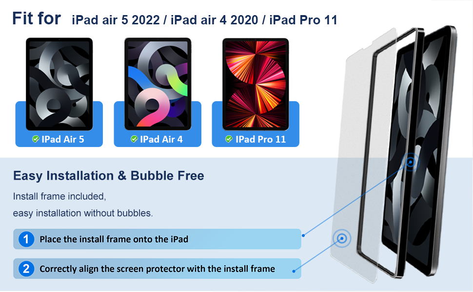 Ambison [2 Pack Matte Glass Screen Protector Compatible