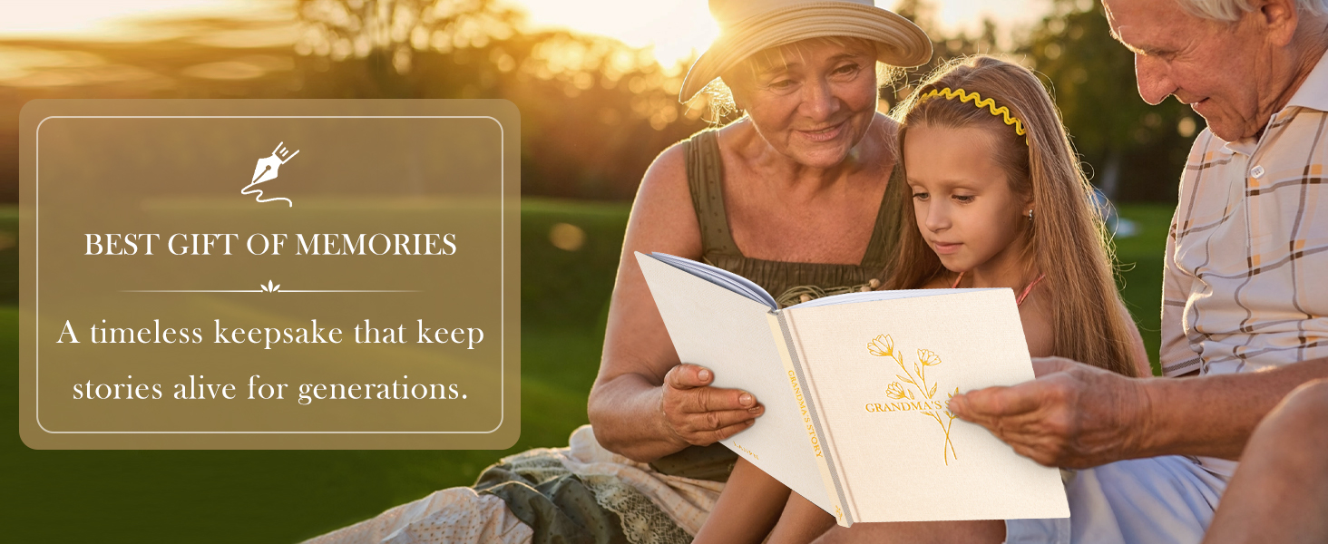 grandma I want to hear your life story book journal
