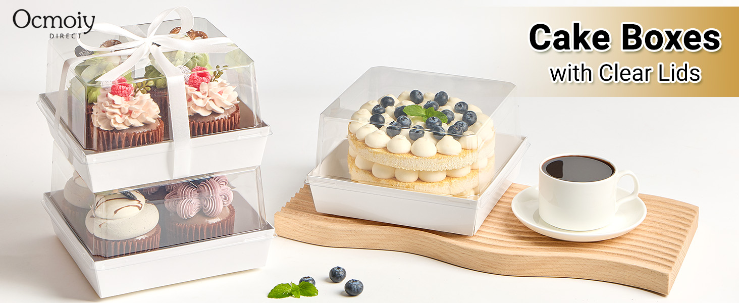 cake containers with lids