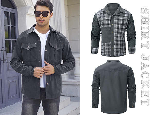 flannel jacket for men