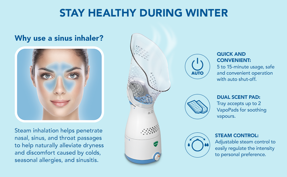 Vicks Personal Sinus Steam Inhalers Review 2022, 58 OFF