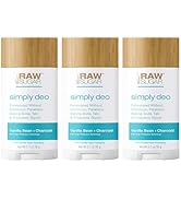 Raw Sugar Aluminum Free Deodorant Stick, Simply Deo Bundle (Pack of 3) Whole Body Deodorant for W...