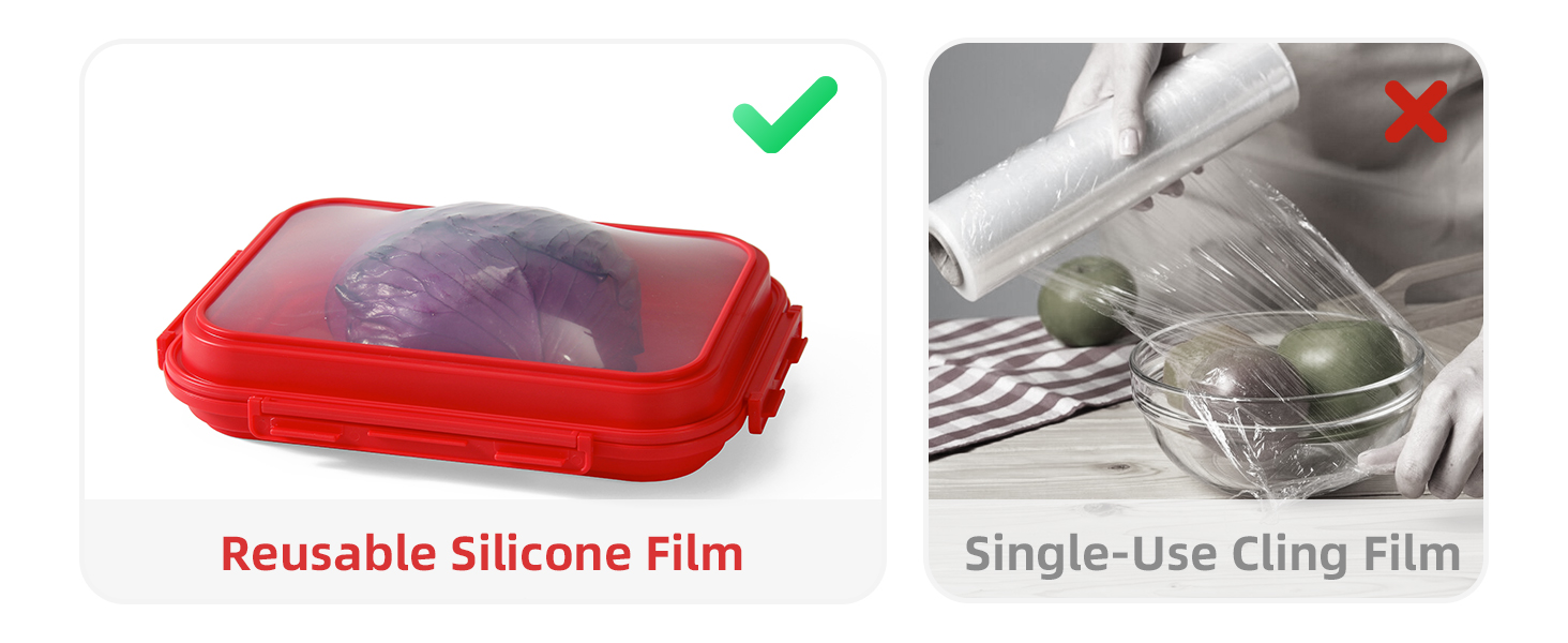 silicone fresh storage set 3