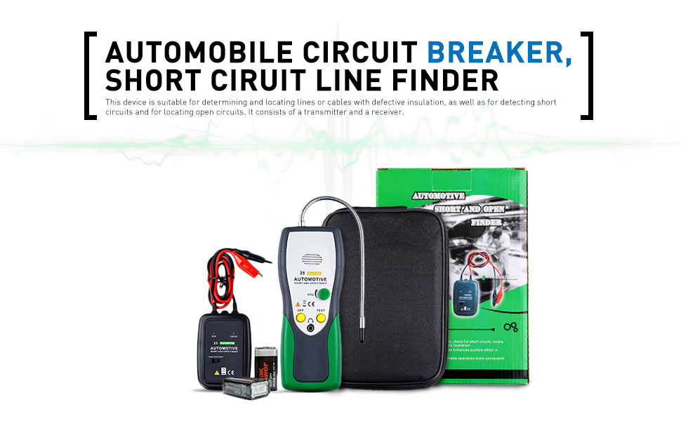 Automotive Short and Open Finder Circuit Tester, Automotive Electrical Power Probe, Car Open