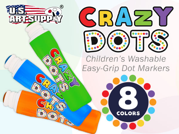 Krazy Dotty style ② オリジナル Amazon.com: U.S. Art Supply Crazy Dot Markers for Toddlers