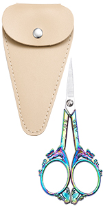 4.7in rainbow butterfly vintage embroidry scissors sewing craft scissor