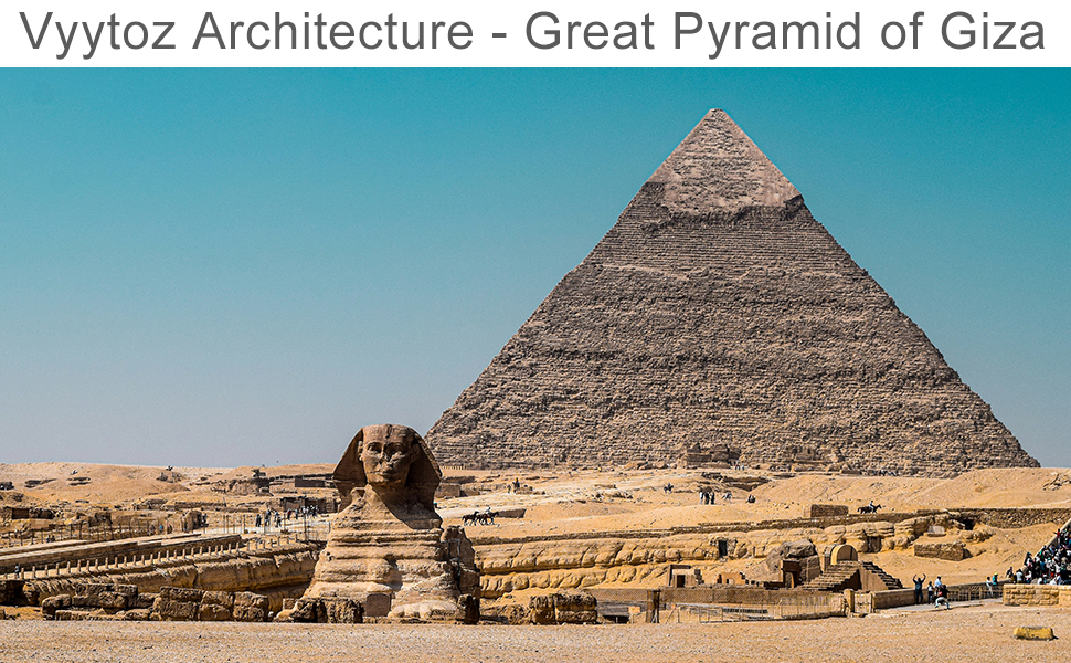 Amazon.com: Vyytoz Great Pyramid of Giza & Sphinx Egypt