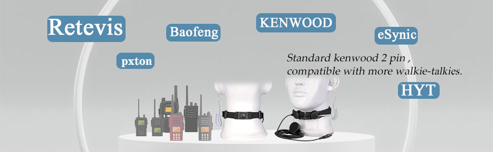 Walkie Talkies Earpiece Compatible Models 