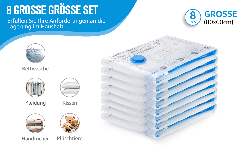 Sacs sous vide pour vêtements