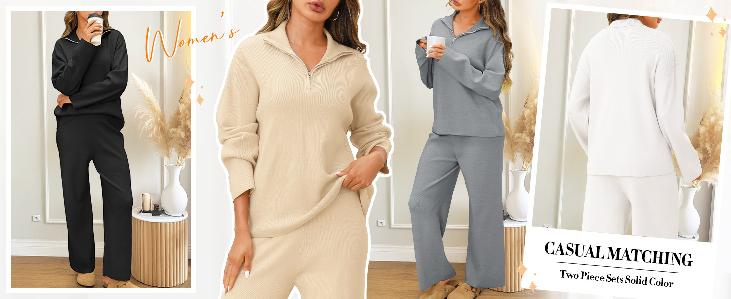 Casual Matching Sets Lounge Sets for Women
