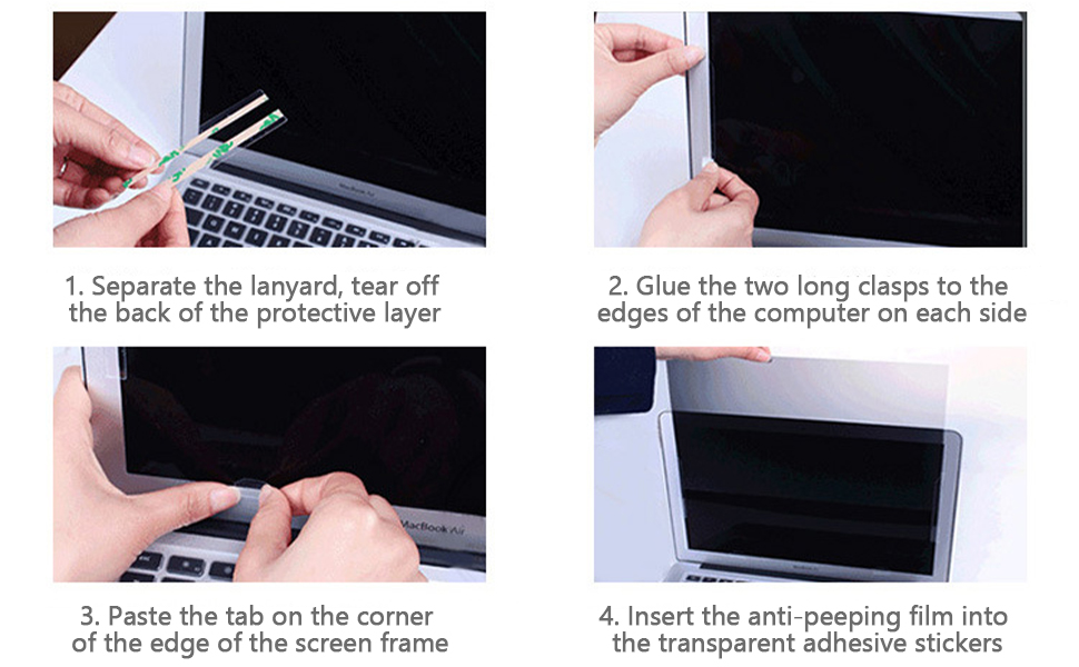 Computer Privacy Screen Filter 22 Inches for Widescreen Computer Monitor