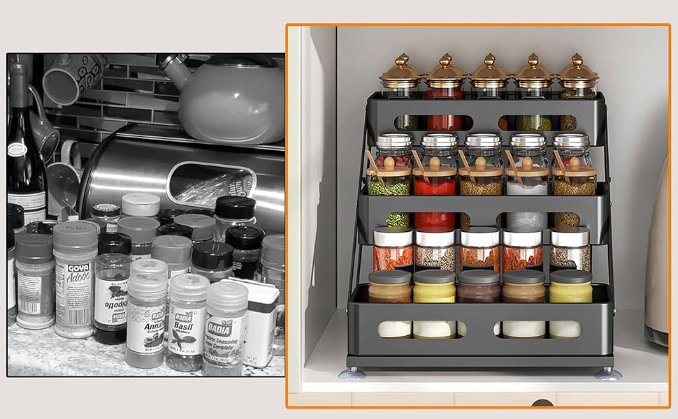 countertop spice rack