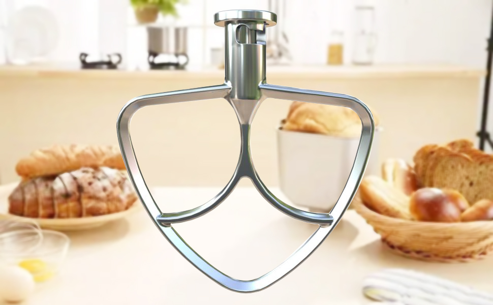 Stainless Steel Flat Beater for Kitchenaid Mixer