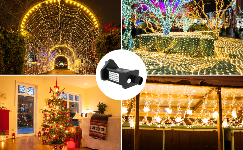 Christmas Lights Transformer 31V 9W Etopgo LED power supply 8 modes LED