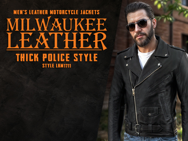 Amazon.com: Milwaukee Leather Men's Premium Classic Black