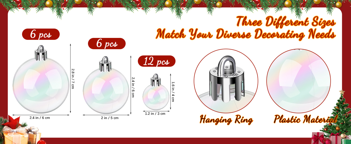 Iridescent Christmas Balls