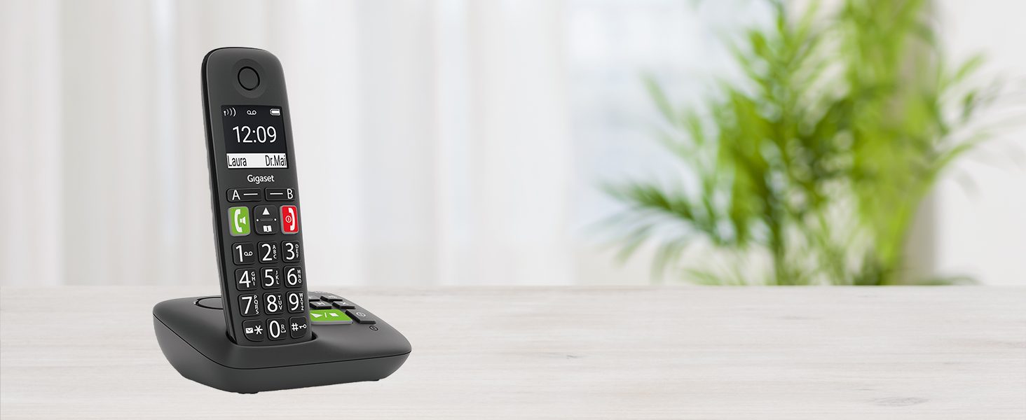 Gigaset E290A SINGLE Allrounder Big Button Cordless Home Phone with