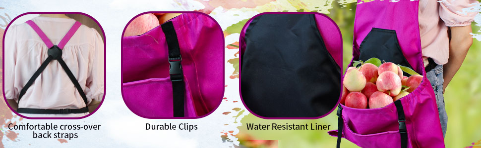 gardening apron with pockets