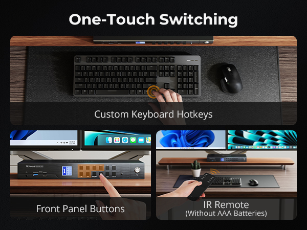 Amazon.com: TESmart 4K@144Hz Displayport+HDMI KVM Switch 2