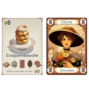 Paris Pastries recipe with matching customer