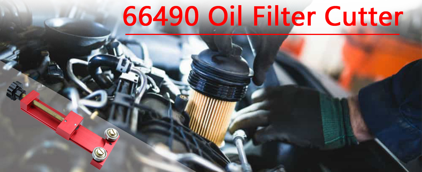 HNeekyr Oil Filter Cutter 66490 Oil Filter Cutting Tool for