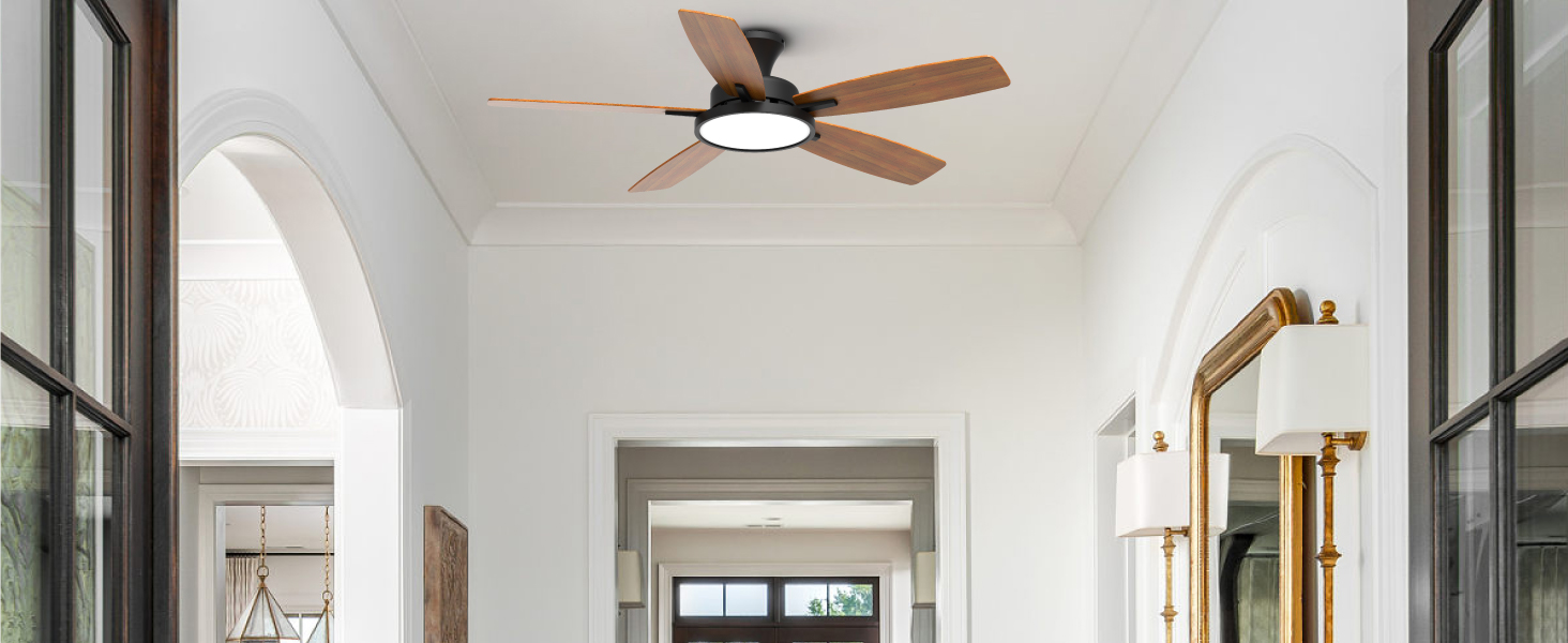 black ceiling fan modern ceiling fan with light