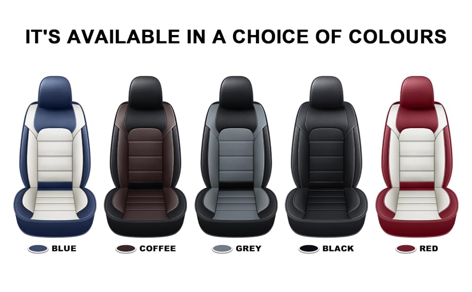 CRDREMHOE Leather Car Seat Covers Fit for Honda Crosstour 20122015,5 Seat Car Seat